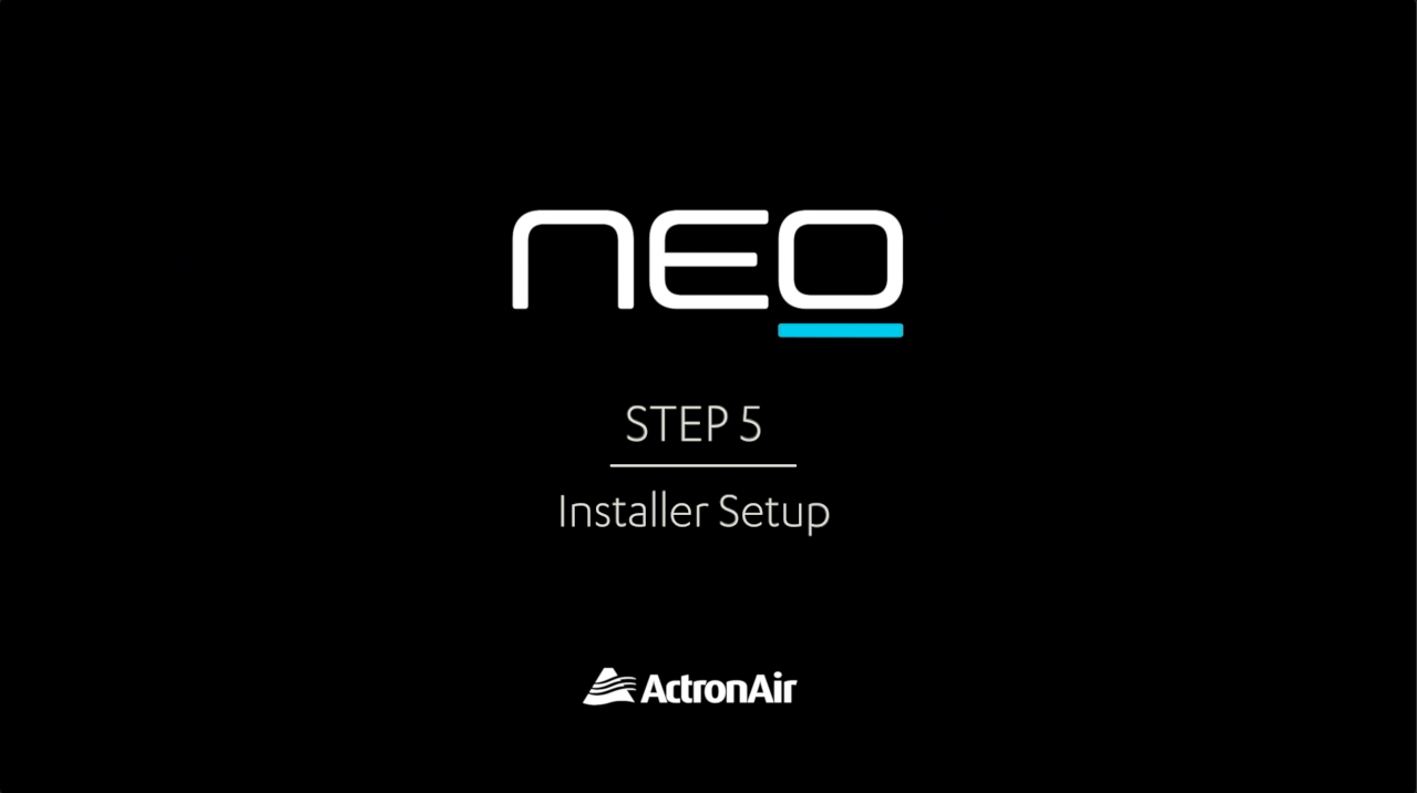 NEO Commissioning - Step 5